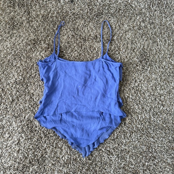 Silk Y2K summer top lilac - Picture 3 of 4